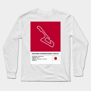 Okayama International Circuit [info] Long Sleeve T-Shirt